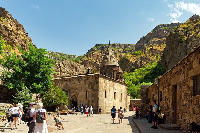 Charents Arch, Garni, Symphony of Stones , Geghard, Lake Sevan - Geghard Monastery, carved into the rock