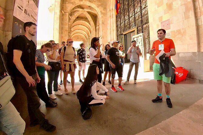 Cultural Walking Tour in Yerevan with Armenian food Tastings - Missak Manouchian Park and Armenian cross-stone art