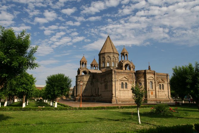 Echmiadzin (Hripsime, Gayane, Mother Cathedral) and Zvartnots Temple - Saint Gayane Church and a different church plan