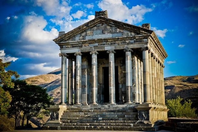 Garni, Geghard, Charents Arch, Azat reservoir, Khor Virap - Charents Arch and the Ararat view