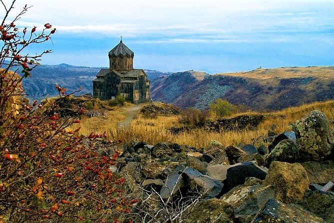 Group Tour: Amberd, Aragats, Lake Kari, Saghmosavank, Alphabet - Saghmosavank Monastery Above the Kasakh Canyon
