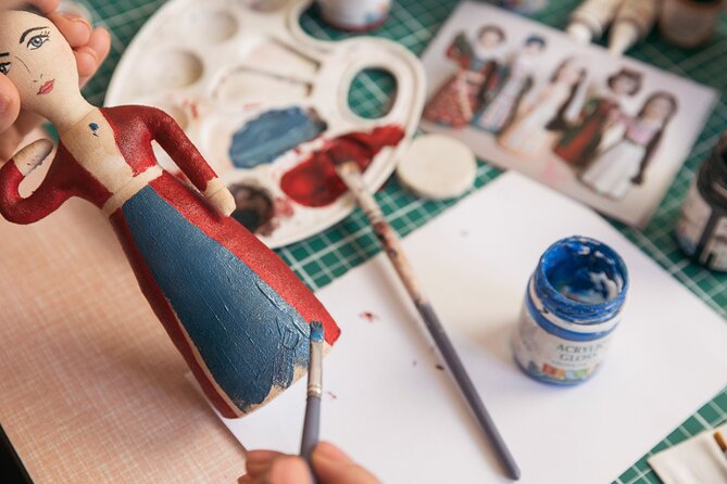 Paint Your Own Traditional Doll - Making belts, hats, jewelry, and tools