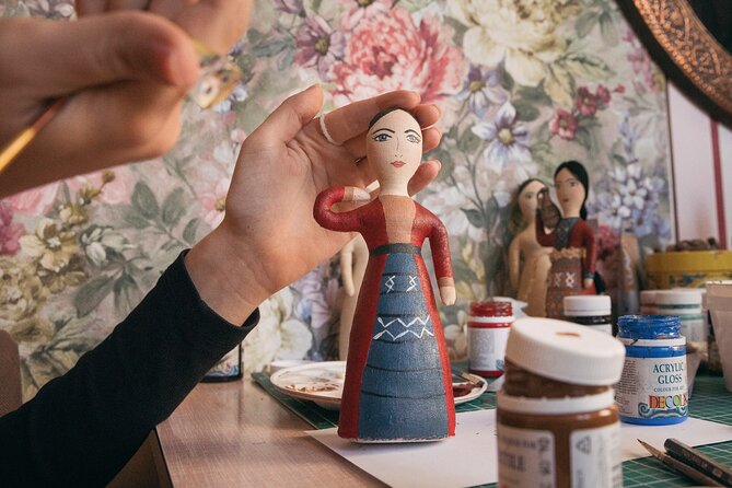 Paint Your Own Traditional Doll - Narine’s calm teaching style