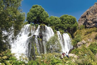 Private tour to Hin Areni winery, Shaki waterfall, Tatev monastery, Karahunj