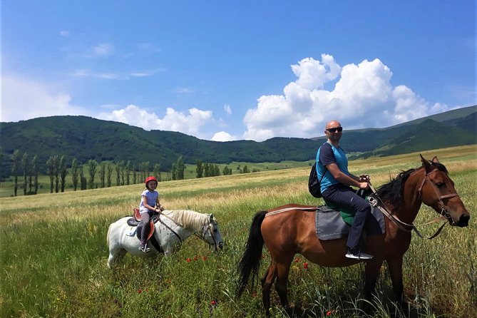 Scenic Trail Rides - Pastureland, watchtowers, and stone crosses