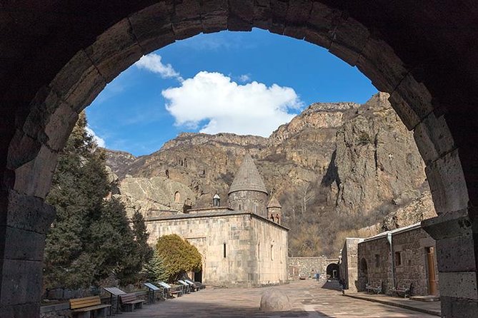 Symphony of Stones, Garni, Geghard, photo stop at Charents arch - Garni Temple and the story of pagan Armenia