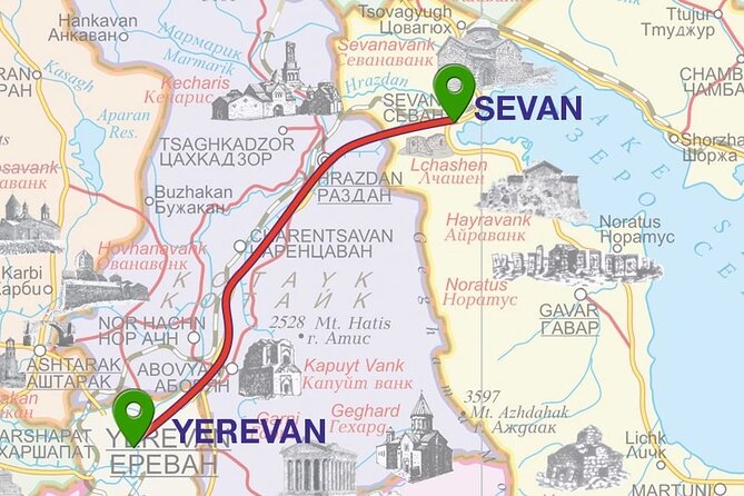 Transfer from Yerevan to Lake Sevan or vice versa - Why This Transfer Makes Sense Between Yerevan And Lake Sevan