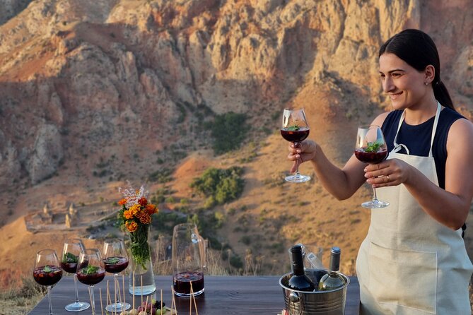 Winemaker's Table: Areni Cliffs - A table above Noravank Canyon
